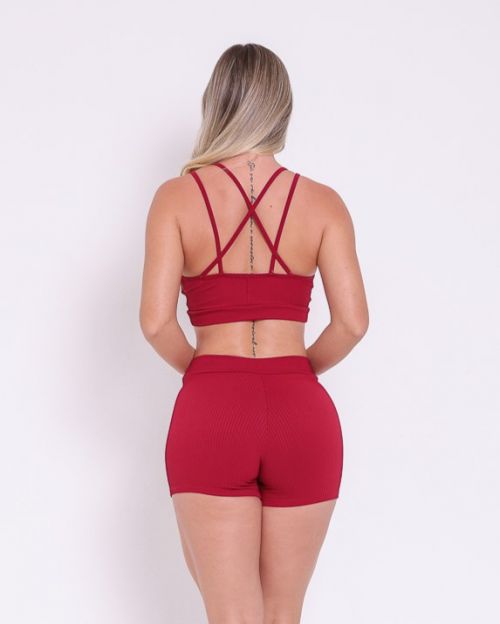 Conjunto Short Básico Cós Fino Valência + Top Vivi