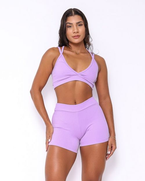 Conjunto Short Básico Cós Fino Valência + Top Vivi