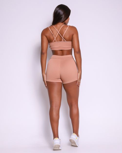 Conjunto Short Básico Cós Fino Valência + Top Vivi