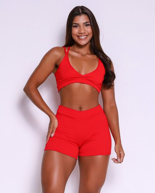 Conjunto Short Básico Cós Fino Valência + Top Vivi