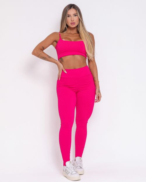 Conjunto Calça Básica Valência + Top Bruna