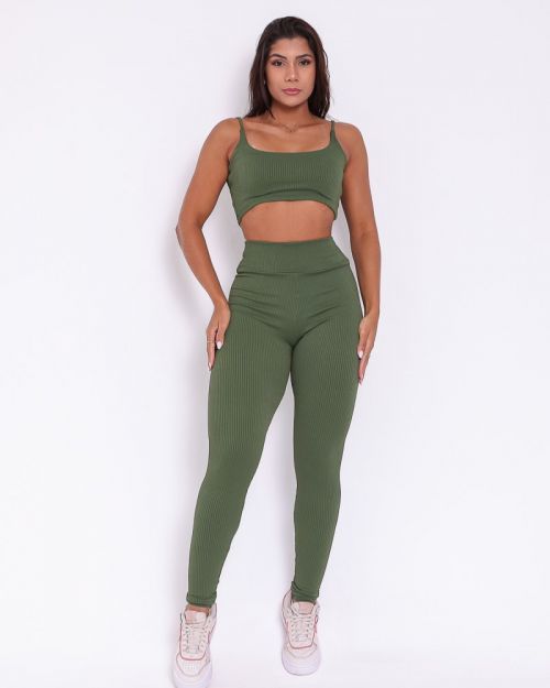 Conjunto Calça Básica Valência + Top Bruna
