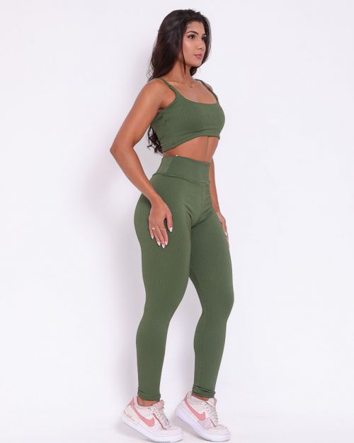 Conjunto Calça Básica Valência + Top Bruna
