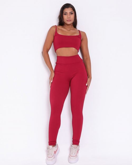 Conjunto Calça Básica Valência + Top Bruna