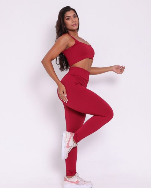 Conjunto Calça Básica Valência + Top Bruna