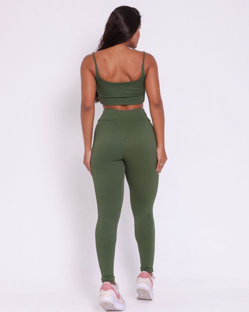 Conjunto Calça Básica Valência + Top Bruna