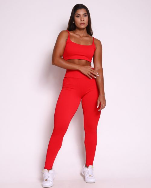 Conjunto Calça Básica Valência + Top Bruna