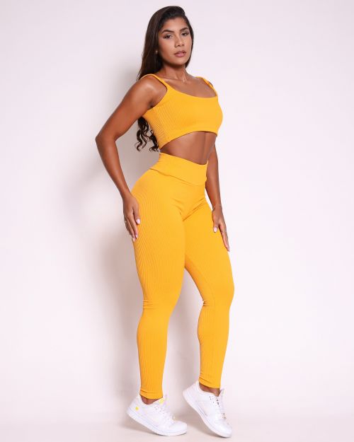 Conjunto Calça Básica Valência + Top Bruna