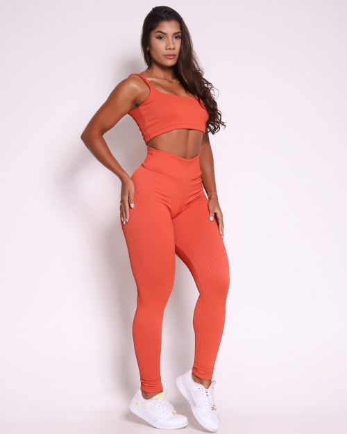 Conjunto Calça Básica Valência + Top Bruna