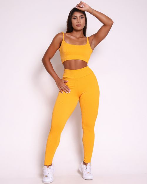 Conjunto Calça Básica Valência + Top Bruna