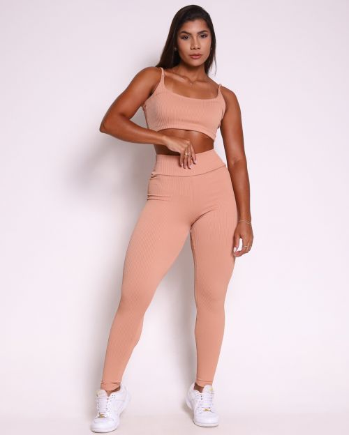 Conjunto Calça Básica Valência + Top Bruna