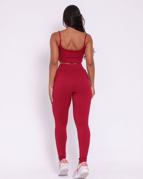 Conjunto Calça Básica Valência + Top Bruna