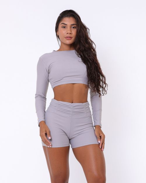 Conjunto Short Básico Cós Franzido Light + Top Maria