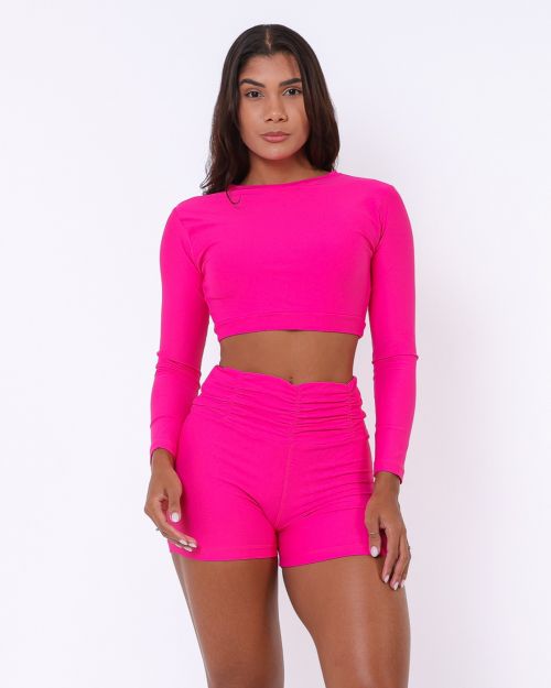 Conjunto Short Básico Cós Franzido Light + Top Maria