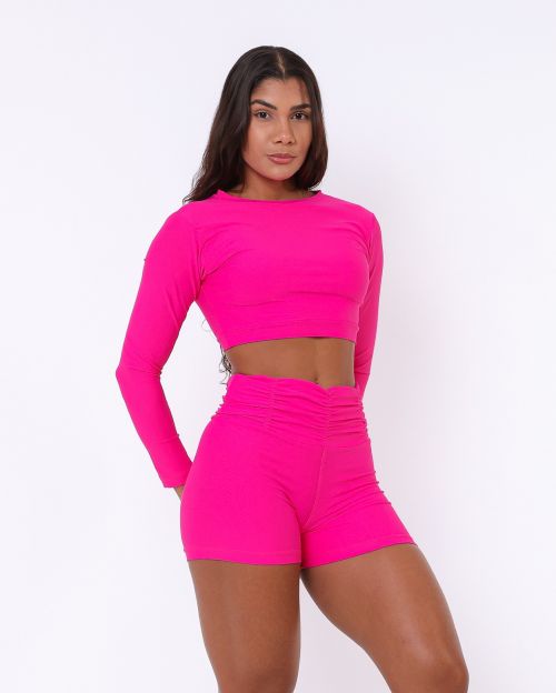 Conjunto Short Básico Cós Franzido Light + Top Maria