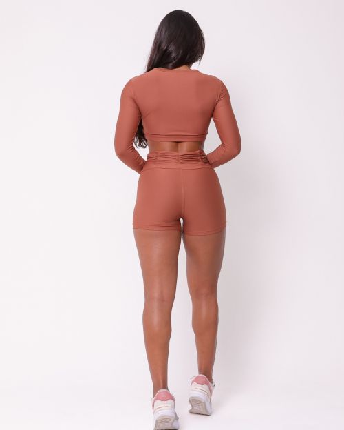 Conjunto Short Básico Cós Franzido Light + Top Maria