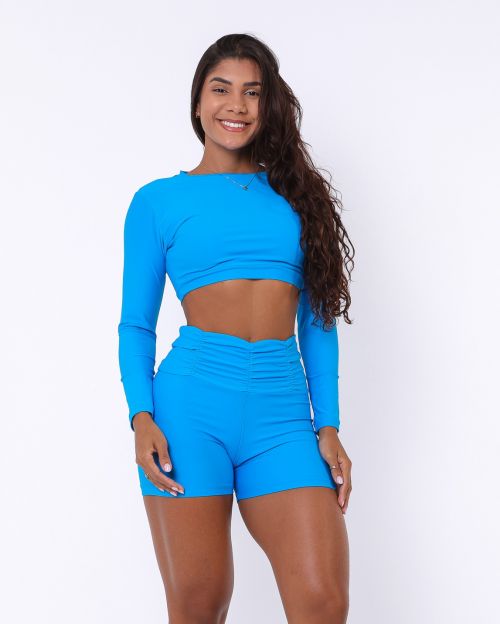 Conjunto Short Básico Cós Franzido Light + Top Maria
