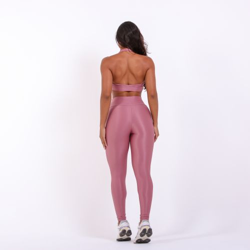 Conjunto Calça Legging Básica Compressão + Top Jhully