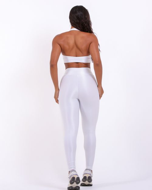 Conjunto Calça Legging Básica Compressão + Top Jhully