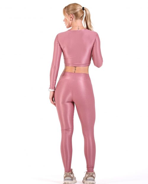 Conjunto Calça Legging Básica Compressão + Top Maria