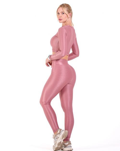 Conjunto Calça Legging Básica Compressão + Top Maria