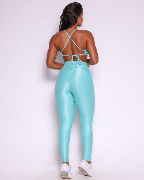Conjunto Calça Legging Básica Compressão + Top Paula