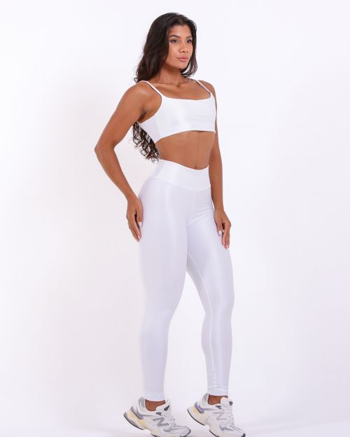 Conjunto Calça Legging Básica Compressão + Top Ju