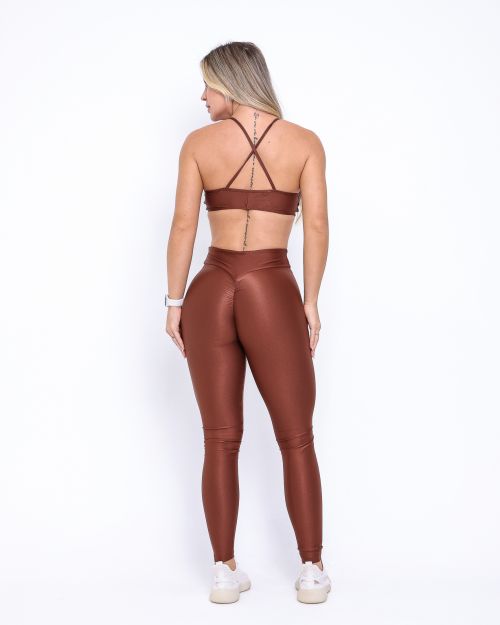 Macacão Empina Decotado Compressão