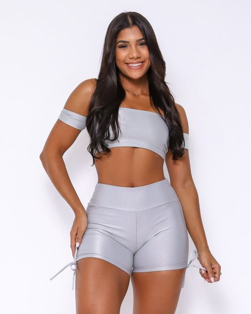 Conjunto Short Cross Compressão + Top Ciganinha
