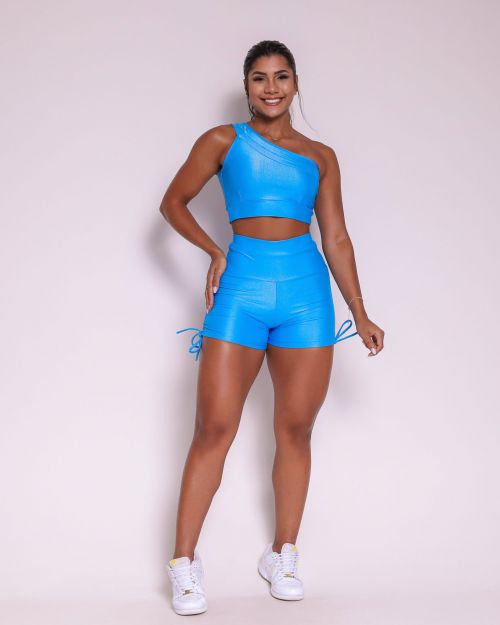 Conjunto Short Empina Cross Compressão + Top Paloma