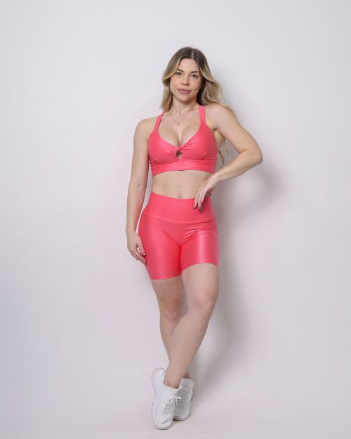 Conjunto Short Bermuda Compressão + Top Karol