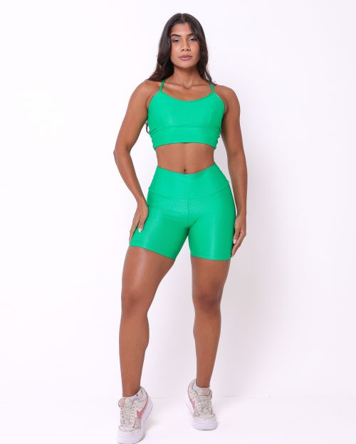 Conjunto Short Bermuda Compressão + Top Kelly
