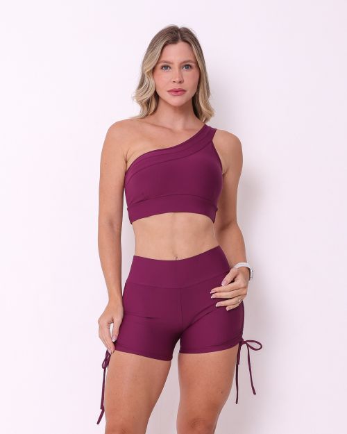 Conjunto Short Cross Light + Top Paloma