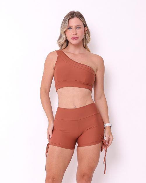 Conjunto Short Cross Light + Top Paloma