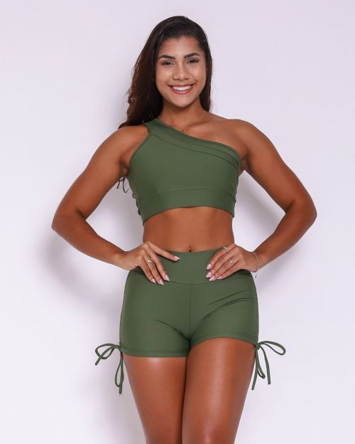 Conjunto Short Cross Light + Top Paloma