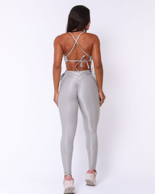Conjunto Calça Empina Ajuste Compressão + Top Paula