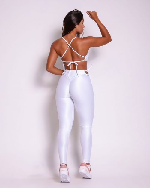 Conjunto Calça Empina Ajuste Compressão + Top Paula