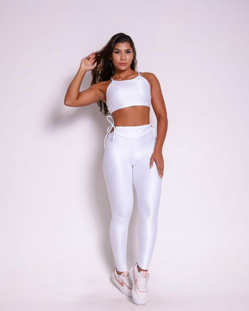 Conjunto Calça Empina Ajuste Compressão + Top Paula