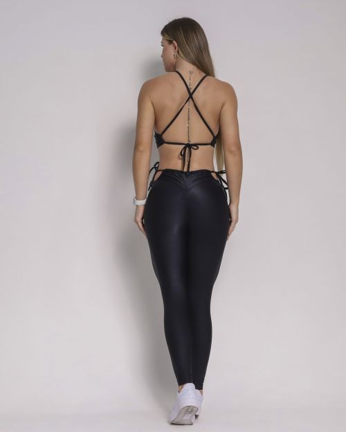 Conjunto Calça Empina Ajuste Compressão + Top Paula