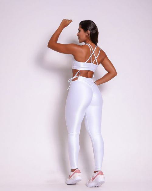 Conjunto Calça Empina Ajuste Compressão + Top Lu