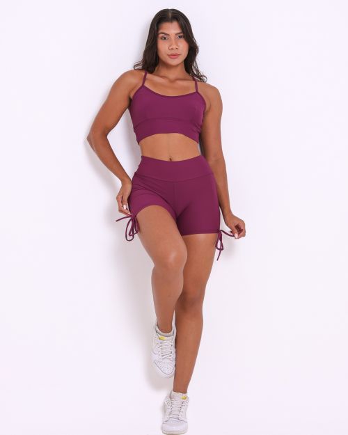 Conjunto Short Cross Light + Top Kelly