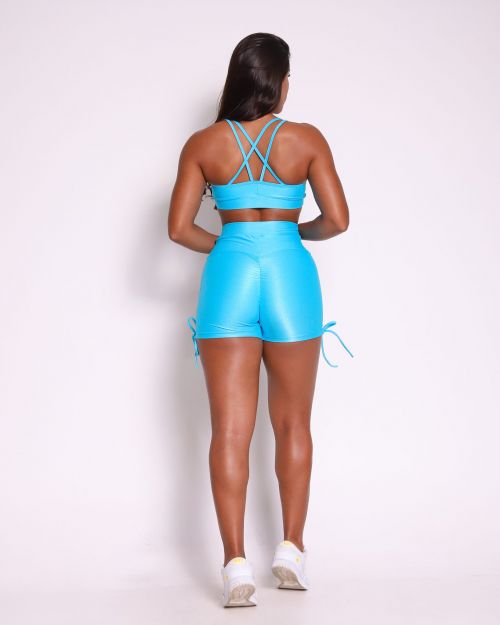 Conjunto Short Empina Cross Compressão + Top Lu