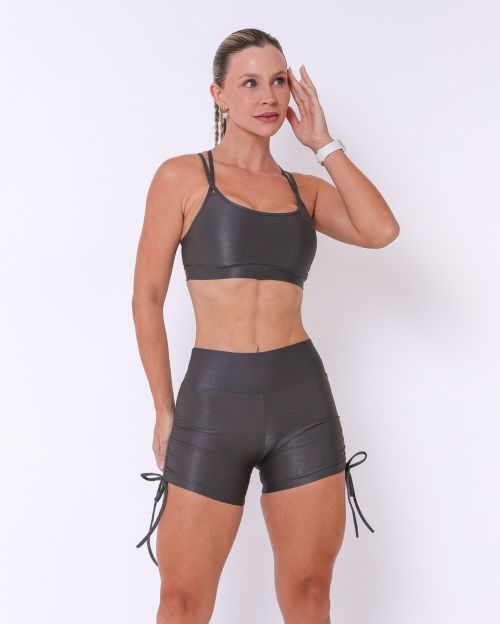 Conjunto Short Cross Compressão + Top Lu