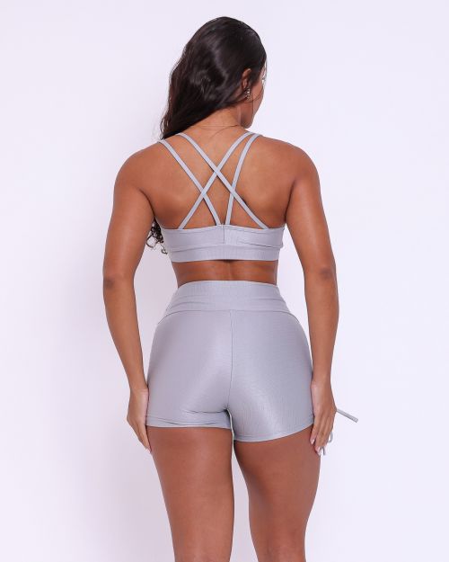 Conjunto Short Cross Compressão + Top Lu