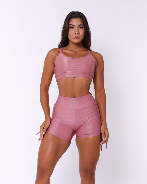 Conjunto Short Cross Compressão + Top Lu
