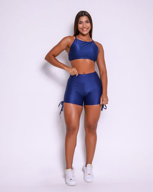 Conjunto Short Cross Compressão + Top Paula