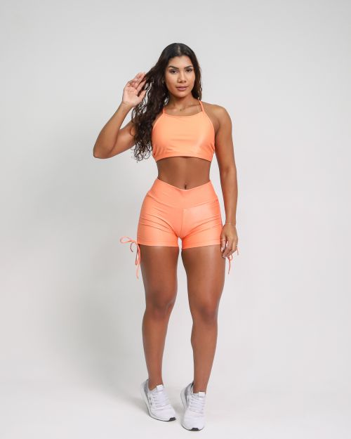 Conjunto Short Cross Compressão + Top Paula