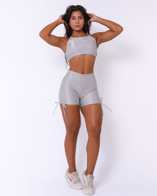 Conjunto Short Cross Compressão + Top Paula