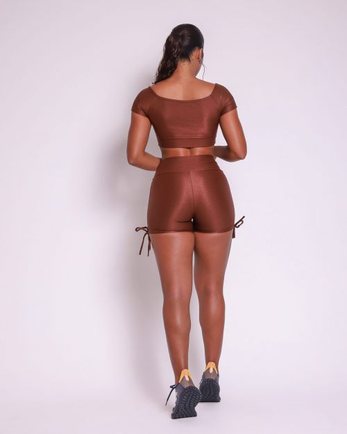 Conjunto Short Cross Compressão + Top Manguinha