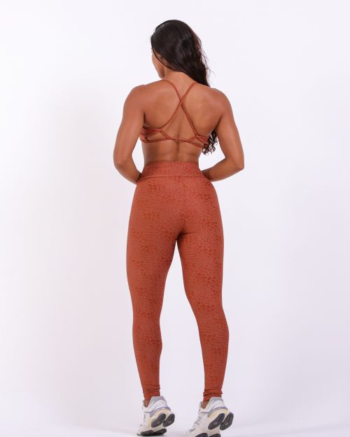 Conjunto Calça Legging Básica Feline + Top Bianca (P)